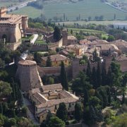 Vista panoramica del Castello di Gradara