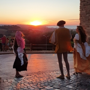 Tramonto da Gradara