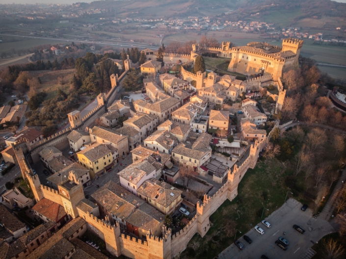 Gradara dall'alto